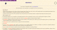 Desktop Screenshot of myonet.org